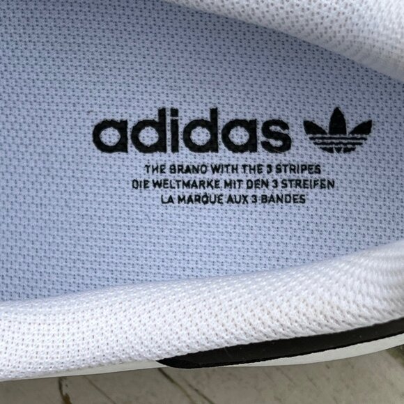 Adidas Mens Size 19 Superstar White Low Top Shoes Sneakers NWT Small Smudge - Picture 5 of 8